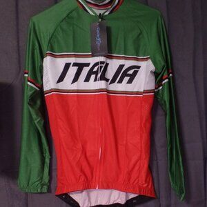 Italia Cycling Jersey Short Bib Bike Shirt Bicycle Cyclist Wear by Cycle Run S